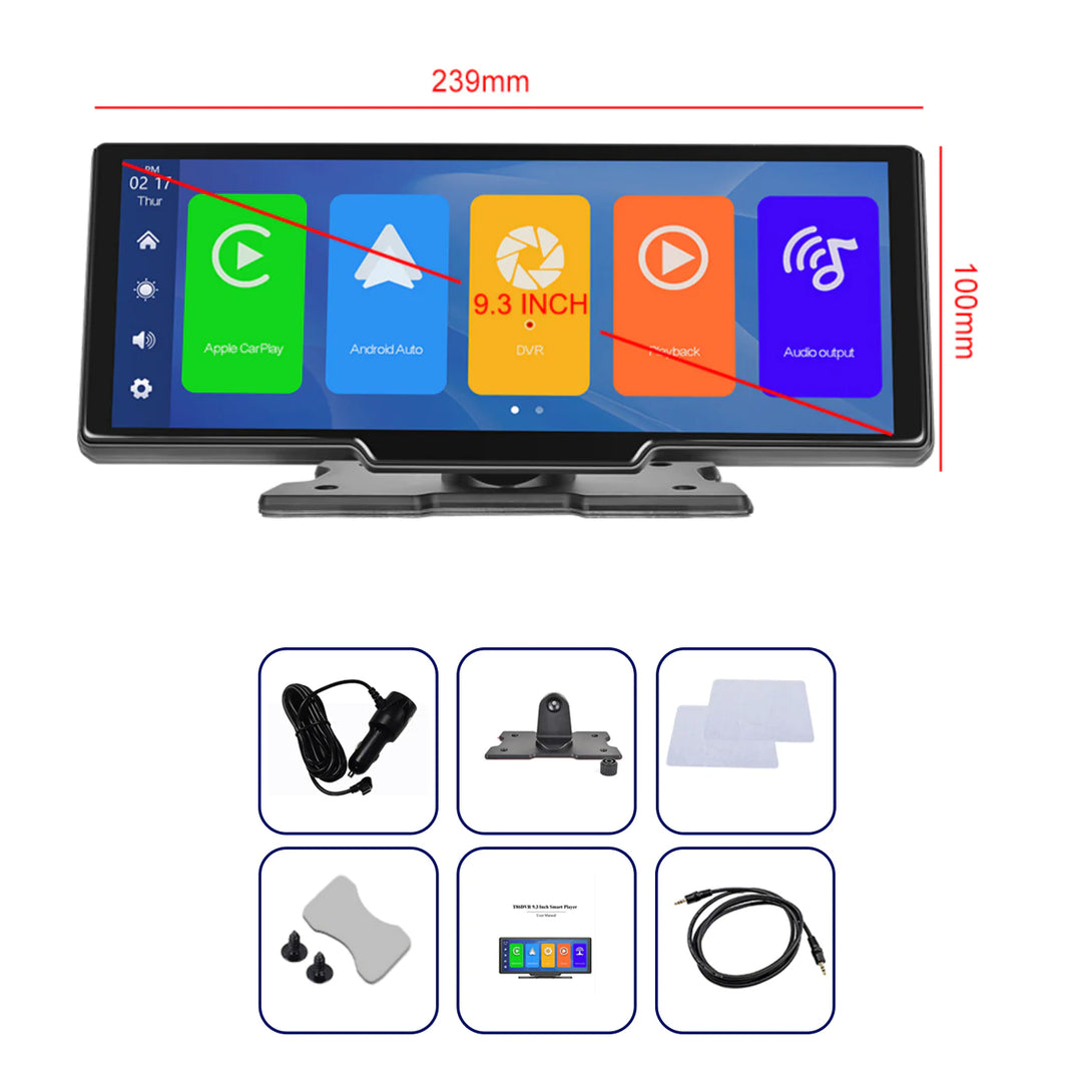 Pro 10.26 Android Auto Dash Cam & Carplay Companion Smart Player