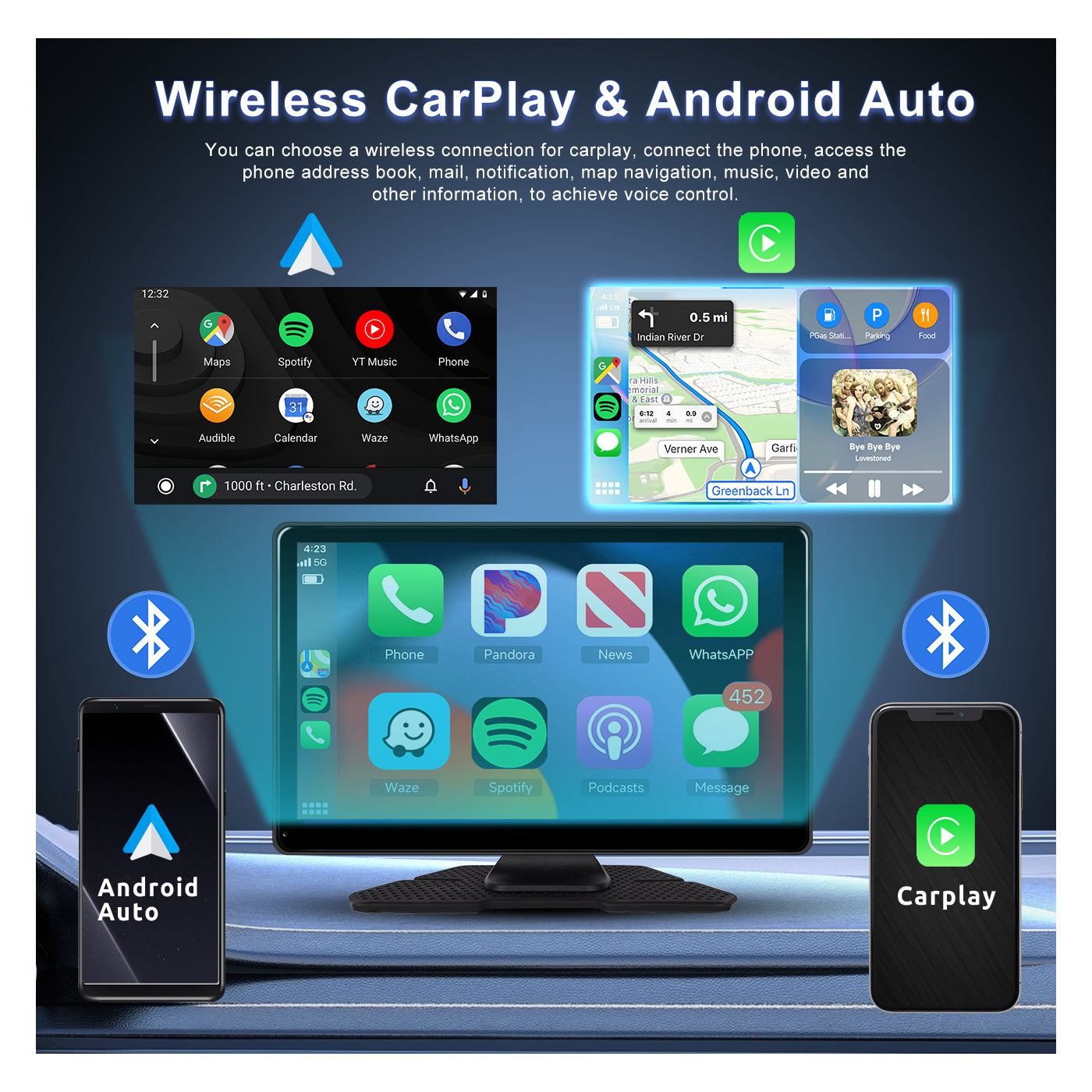 9inch Android 4G+64G Carplay Auto Radio Stereo For Citroen C3-XR
