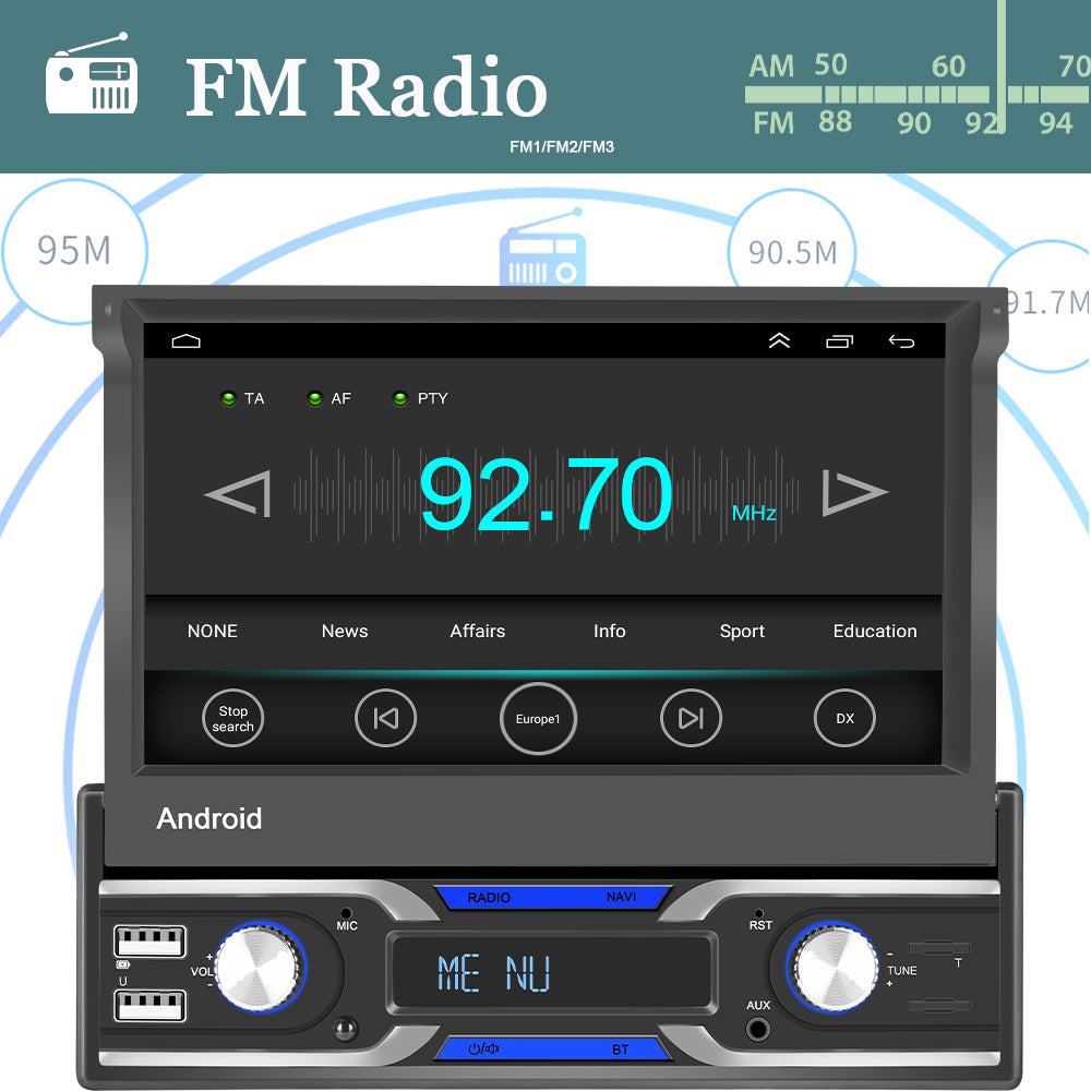Radio 1 Din Android y Carplay - Indash – Pepeaudio Store